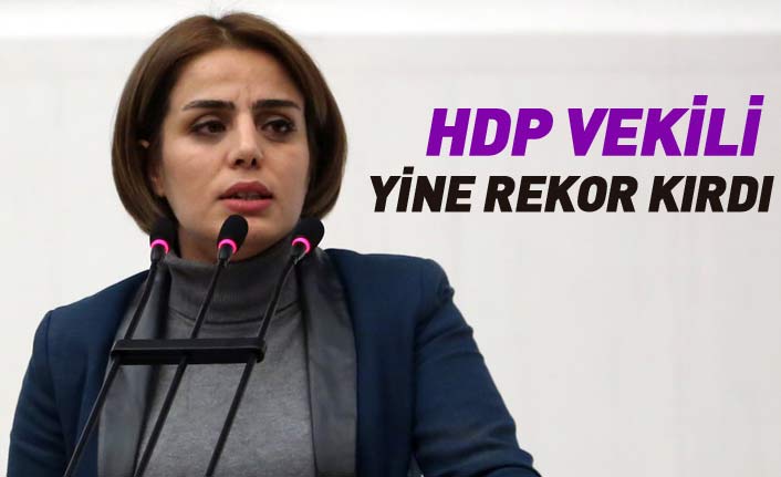 HDP'li vekil yine rekor kırdı! 22 saniyede yemin etti