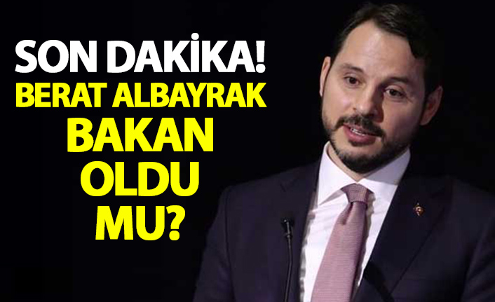 Berat Albayrak Bakan oldu mu? İşte yeni Bakanlar Kurulu