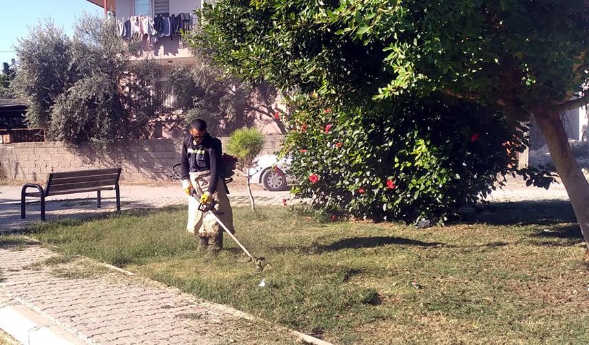 Akdeniz'de park ve yeşil alanlar elden geçiriliyor