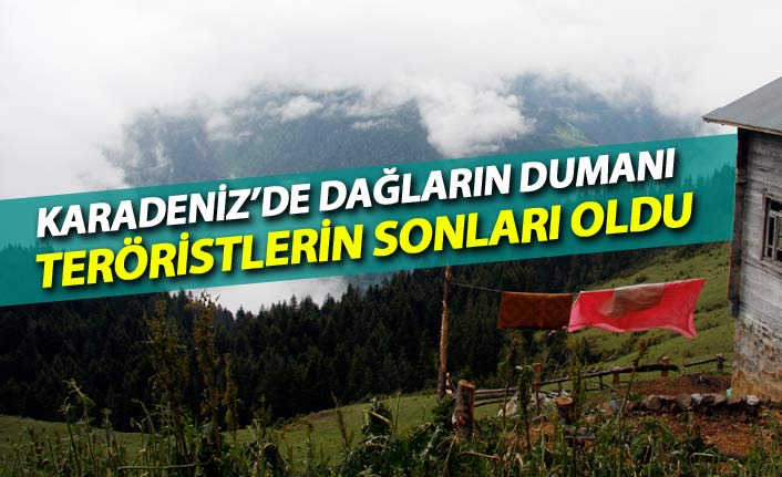 Karadeniz'de saklandıkları sis, teröristlerin sonu oldu