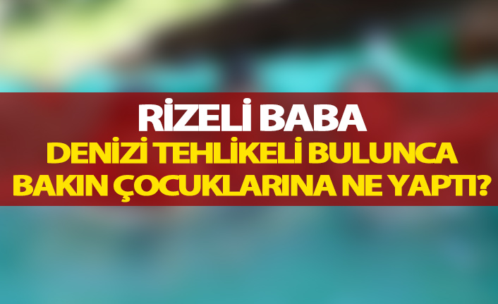 Denizi tehlikeli bulan baba çocuklarına kamyonet kasasında havuz yaptı