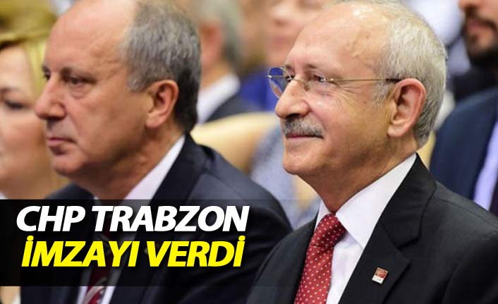 CHP Trabzon Kurultaya destek verdi