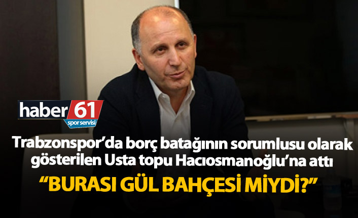 Usta topu Hacıosmanoğlu dönemine attı!