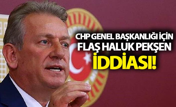 CHP Genel Başkanlığı için Flaş Haluk Pekşen iddiası