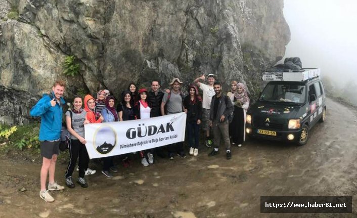 Gümüşhaneli dağcılar dünyanın en tehlikeli yolunda