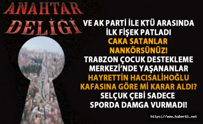 Anahtar Deliği 09.08.2018