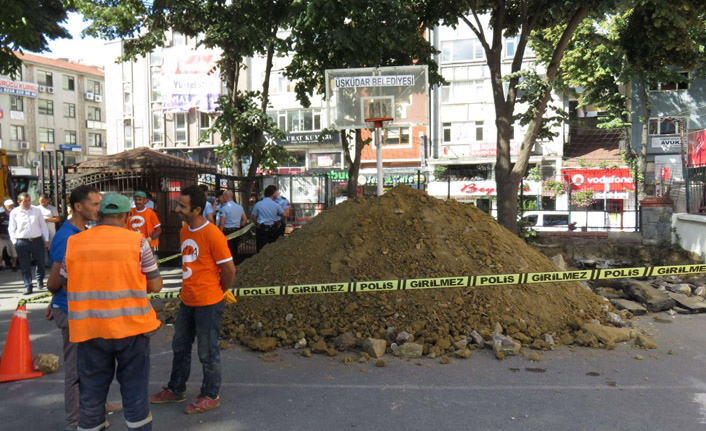 Üsküdar'da kazı sırasında 2 küp bulundu