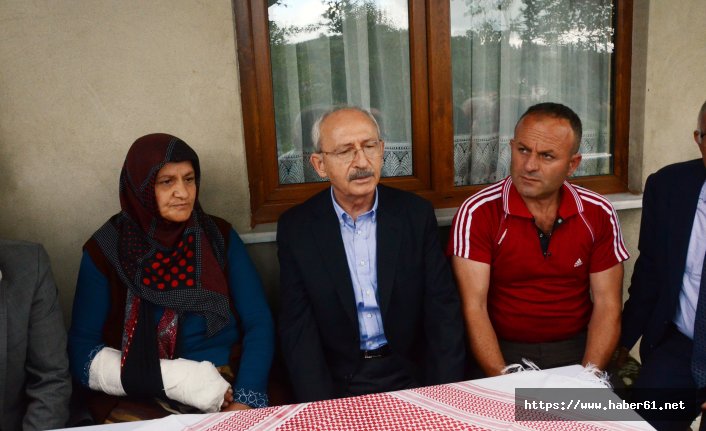 Kılıçdaroğlu Ordu'da taziye ziyaretinde bulundu