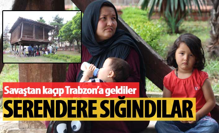 Savaştan kaçtılar serendere sığındılar