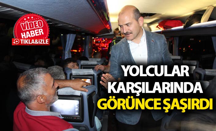 Bakan Soylu trafik denetimlerine katıldı