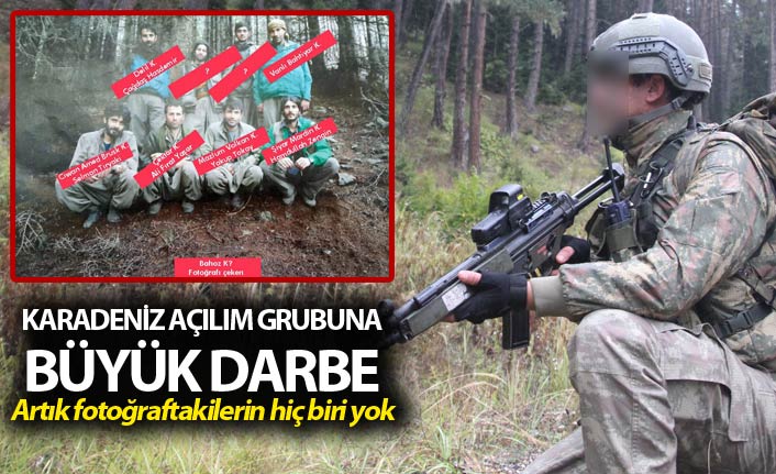 PKK'nın Karadeniz açılım grubuna büyük darbe - Artık hiç biri yok