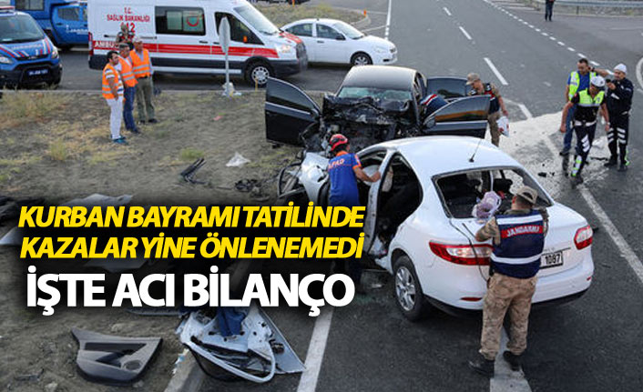 Kurban Bayramı tatilinde kazalar yine önlenemedi - İşte acı bilanço