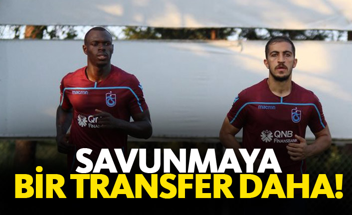 Trabzonspor'da savunmaya bir transfer daha