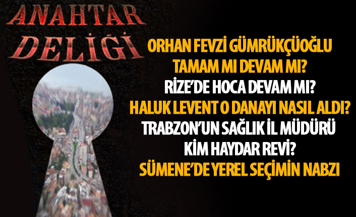 Anahtar Deliği 28.08.2018