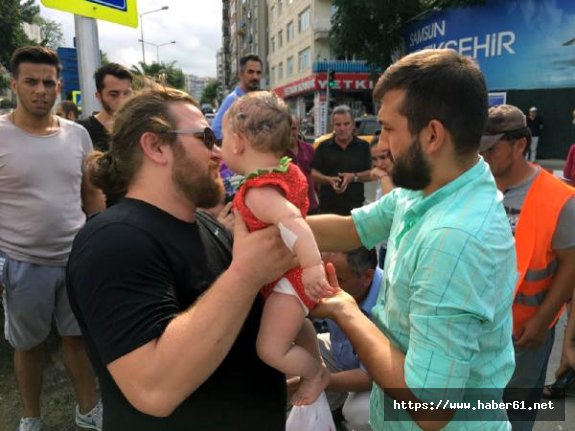 Kazada Yaralanan Bebeğe İlk Müdahale Narkotik Polisinden