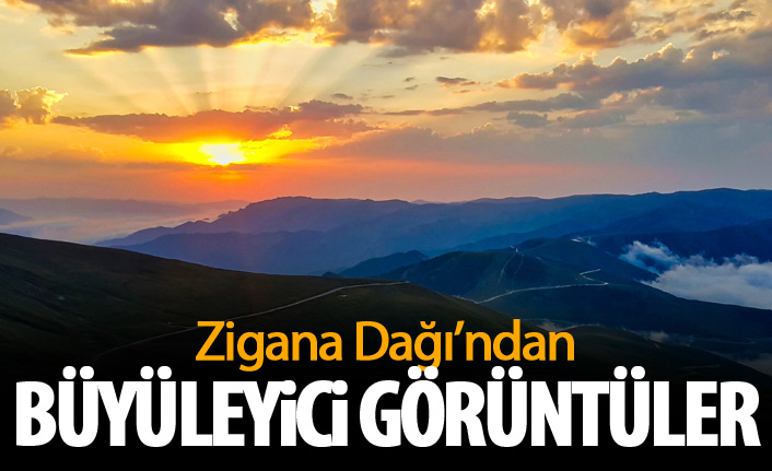 Zigana dağlarından muhteşem görüntüler. 4 Eylül 2019