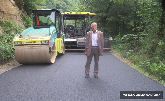 Muhtarlardan Büyükşehir Belediyesi'ne yol teşekkürü