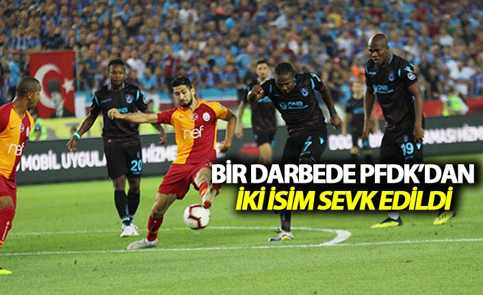 Trabzonspor maçından dolayı PFDK'ya sevkedildiler