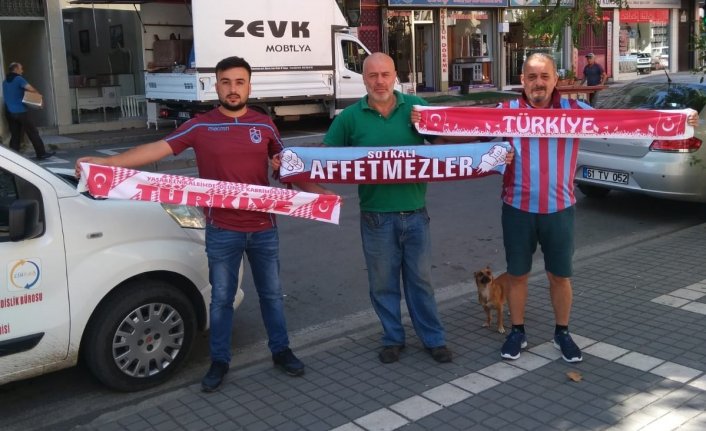 Trabzon'da milli maç heyecanı