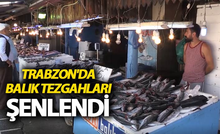 Trabzon'da balık tezgahları şenlendi