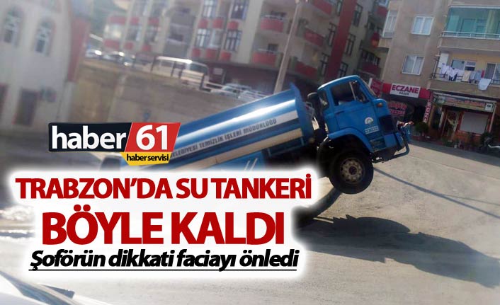 Trabzon'da faciadan dönüldü - Tanker...