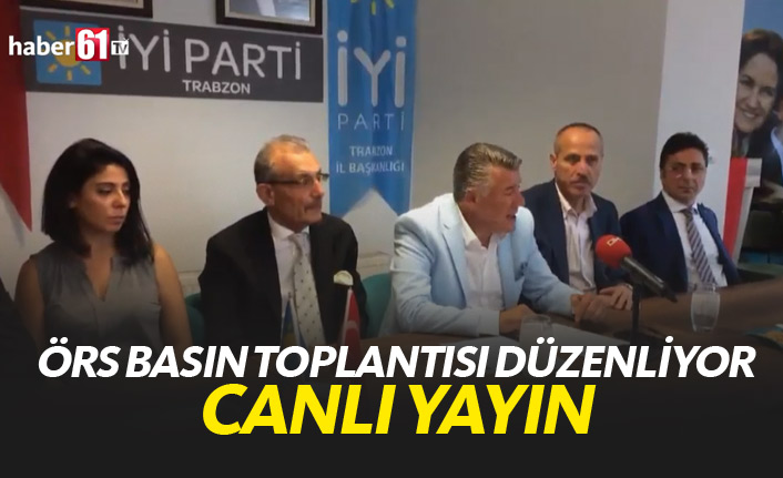 Hüseyin Örs basın toplantısı düzenliyor