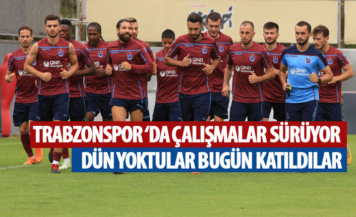 Trabzonspor Alanyaspor maçı hazırlıklarına devam ediyor