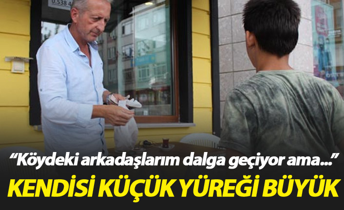 Kendisi küçük yüreği büyük