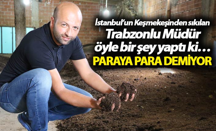 Keşmekeşten sıkılan Trabzonlu Müdür bakın ne yaptı