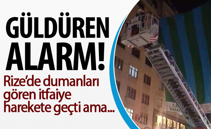 Dumanları gören itfaiye alarm verdi! Olay yerine gittiklerinde ise...