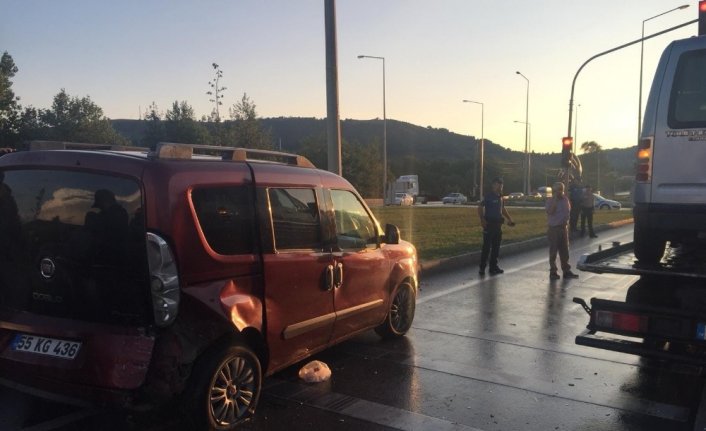 Samsun’da trafik kazası: 3 yaralı