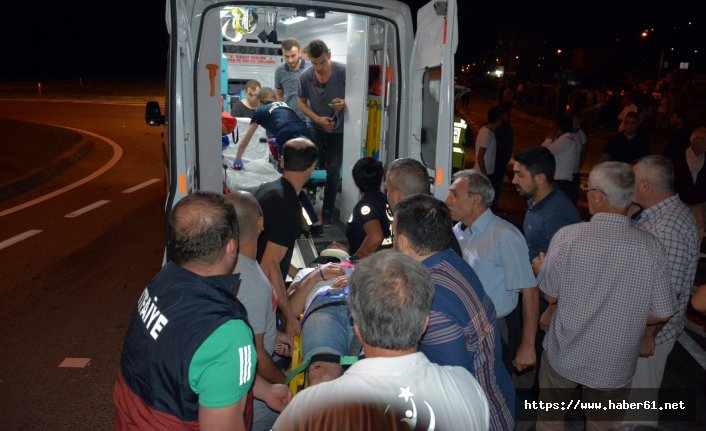 Giresun'da trafik kazası 9 yaralı