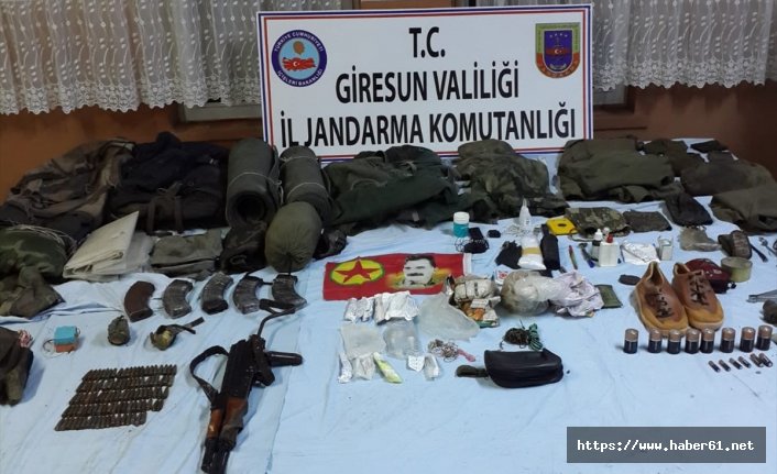 Giresun'da öldürülen teröristin üzerinden cephane çıktı