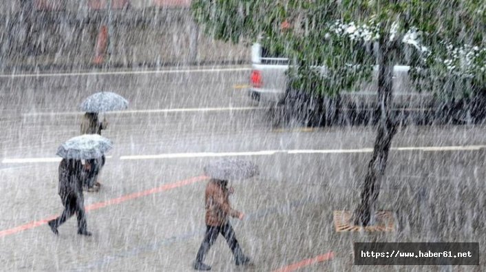 Samsun'da sağanak uyarısı