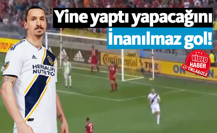 İbrahimovic'ten inanılmaz gol!