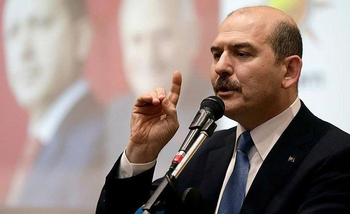 Süleyman Soylu, Hakkari'de konuştu.