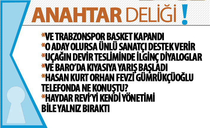 Anahtar Deliği 21.09.2018