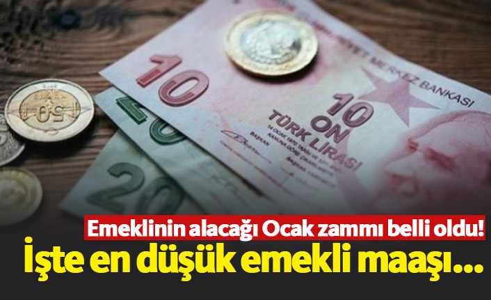 Emekli Ocak ayında ne kadar zam alacak?