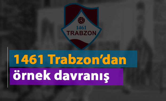 1461 Trabzon sakatlanan futbolcusu için...