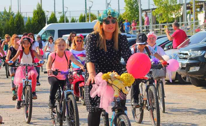 Giresun'da farkındalık için pedal çevirdiler