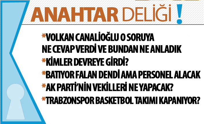 Anahtar Deliği 26.09.2018