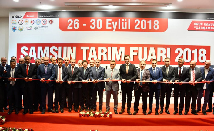 Samsun 4. Tarım Hayvancılık ve Teknolojileri Fuarı açıldı