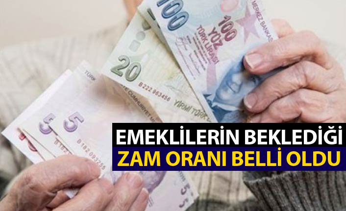 Emeklilerin beklediği zam oranı belli oldu