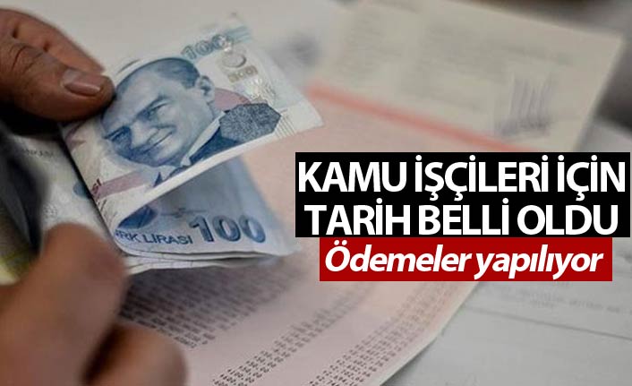 Kamu işçileri için ilave ikramiye ödemesi tarihi belli oldu