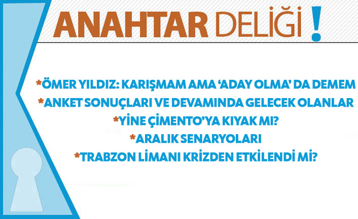 Anahtar Deliği 01.10.2018