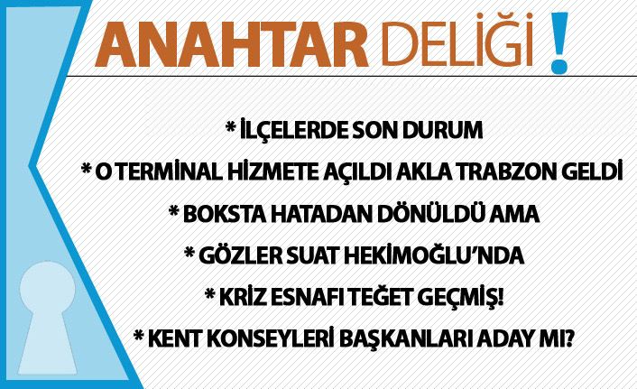 Anahtar Deliği 02.10.2018