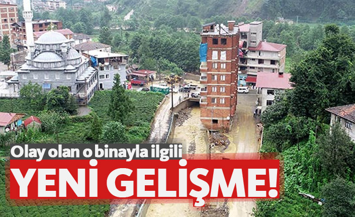 Olay olan o binayla ilgili yeni gelişme