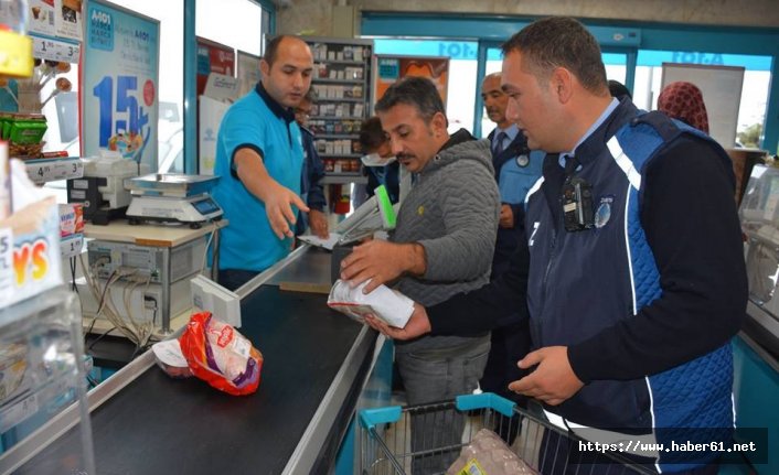 Görele’de marketler denetlendi