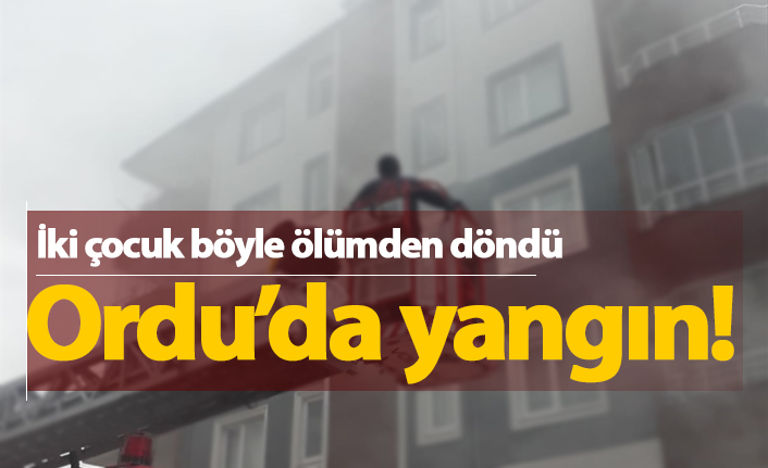 Ordu'da yangın