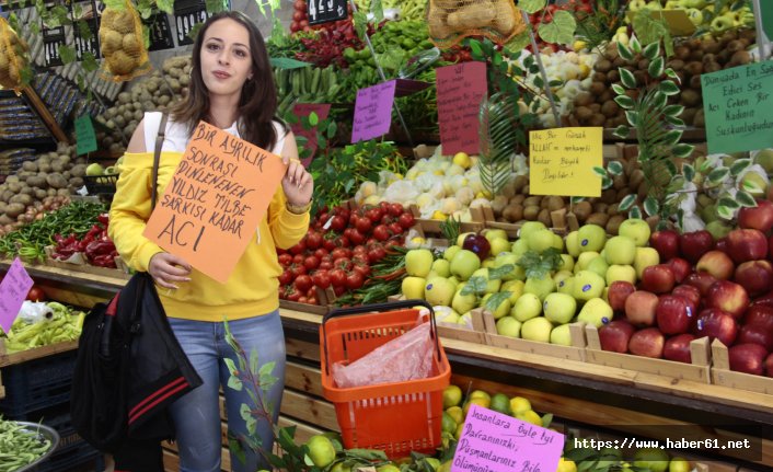 Market müdürün morali bozulan müşterilerini böyle gülümsetti